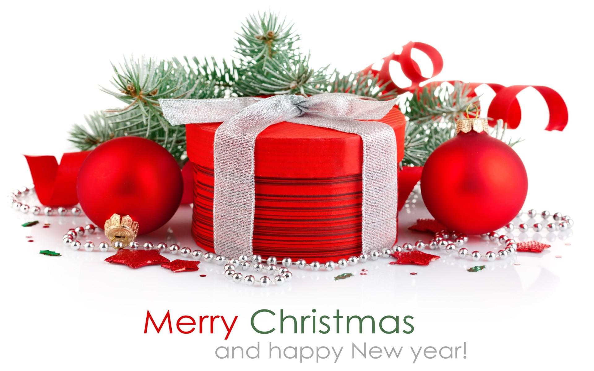 Merry Christmas and Happy New Year Widescreen Wallpaper Download · Merry