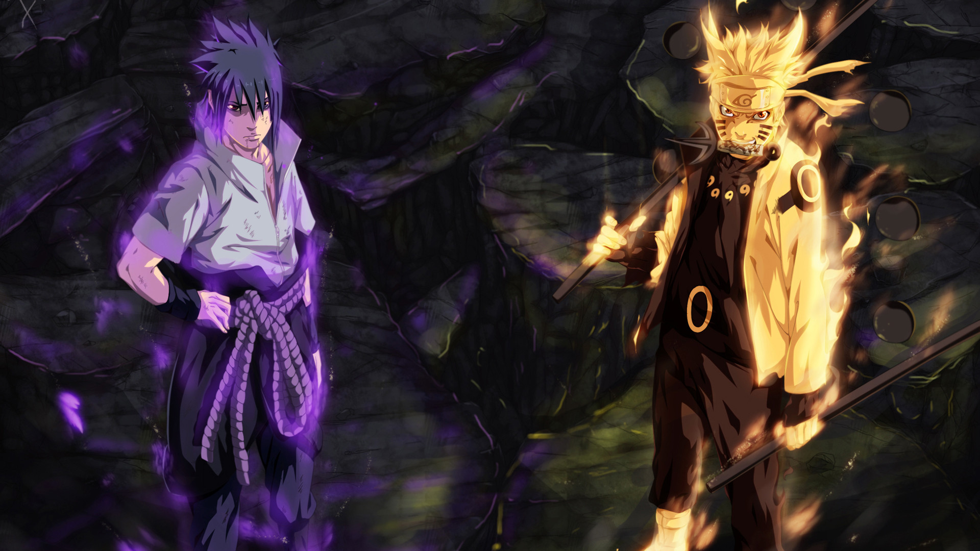 Naruto vs Sasuke Wallpaper ·① WallpaperTag