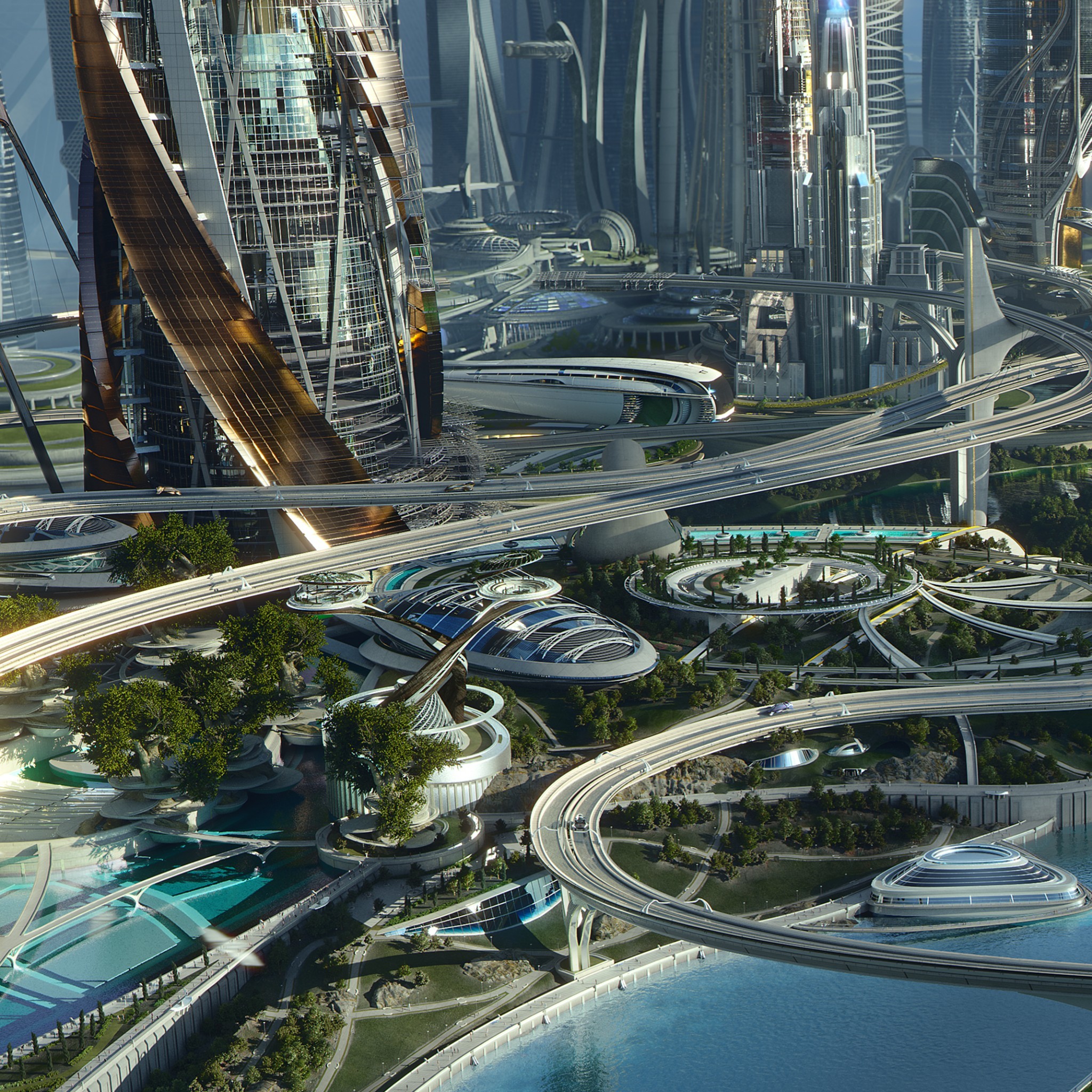 Последняя версия future. Экогород будущего концепт. Дубай Экогород. Футуристичная архитектура Дубай.