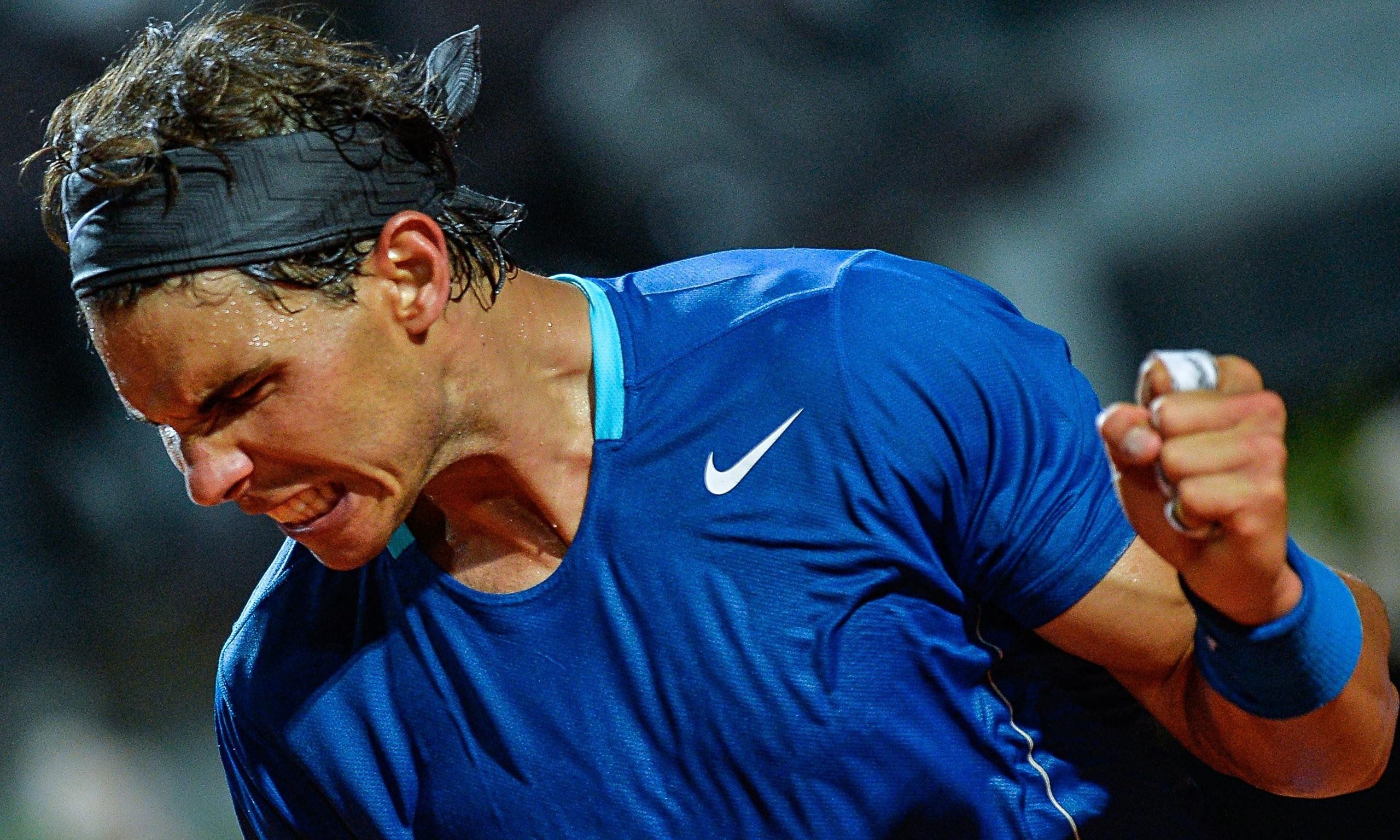 Rafael Nadal, Tennis, Nike, Fist pump, 2K, desktop wallpaper