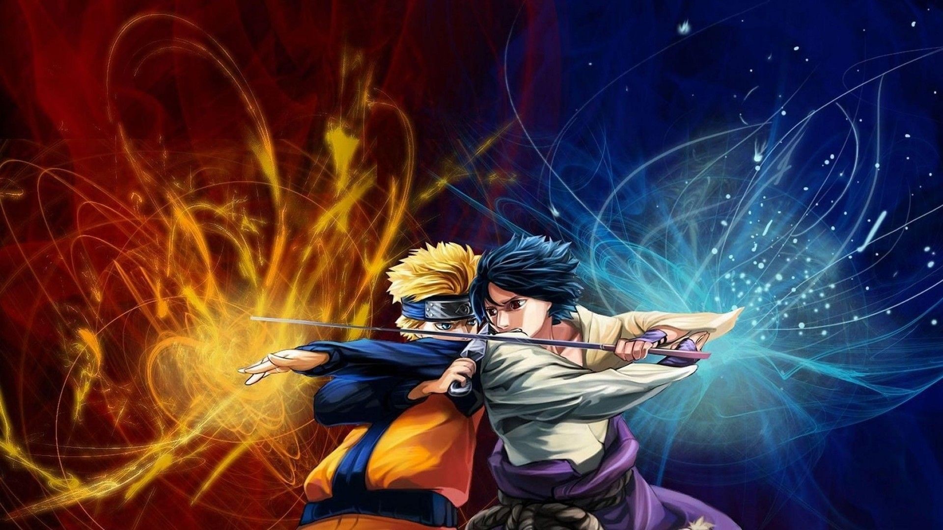 Naruto vs Sasuke Wallpaper 1920X1080