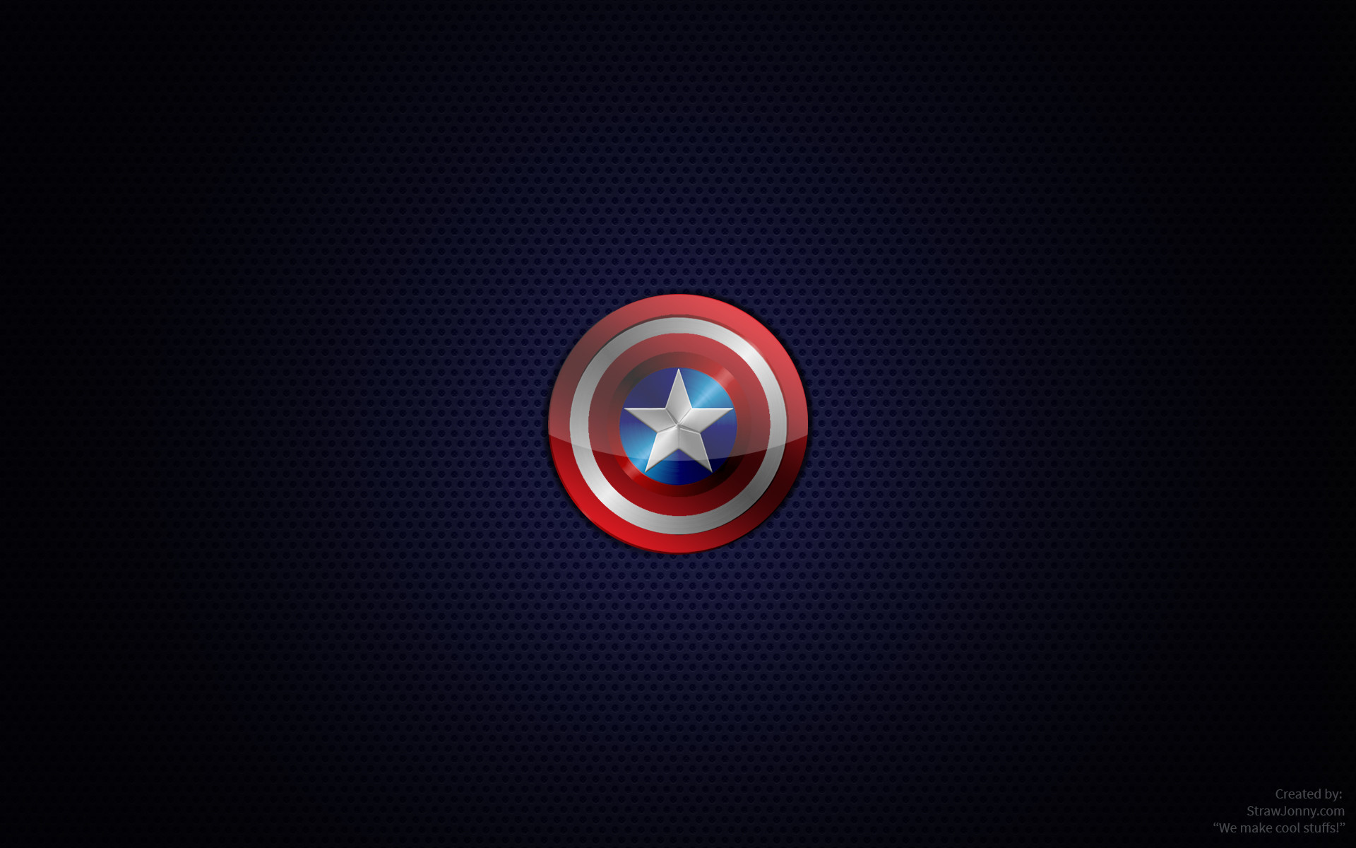 Captain America's shield, Minimalist, Dark blue background, 1920x1200, MacBook Pro wallpaper