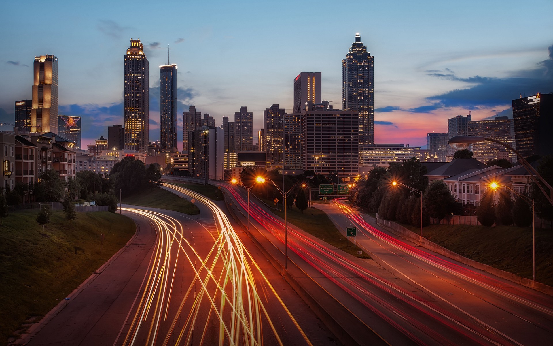 Atlanta Skyline Wallpaper ·① WallpaperTag