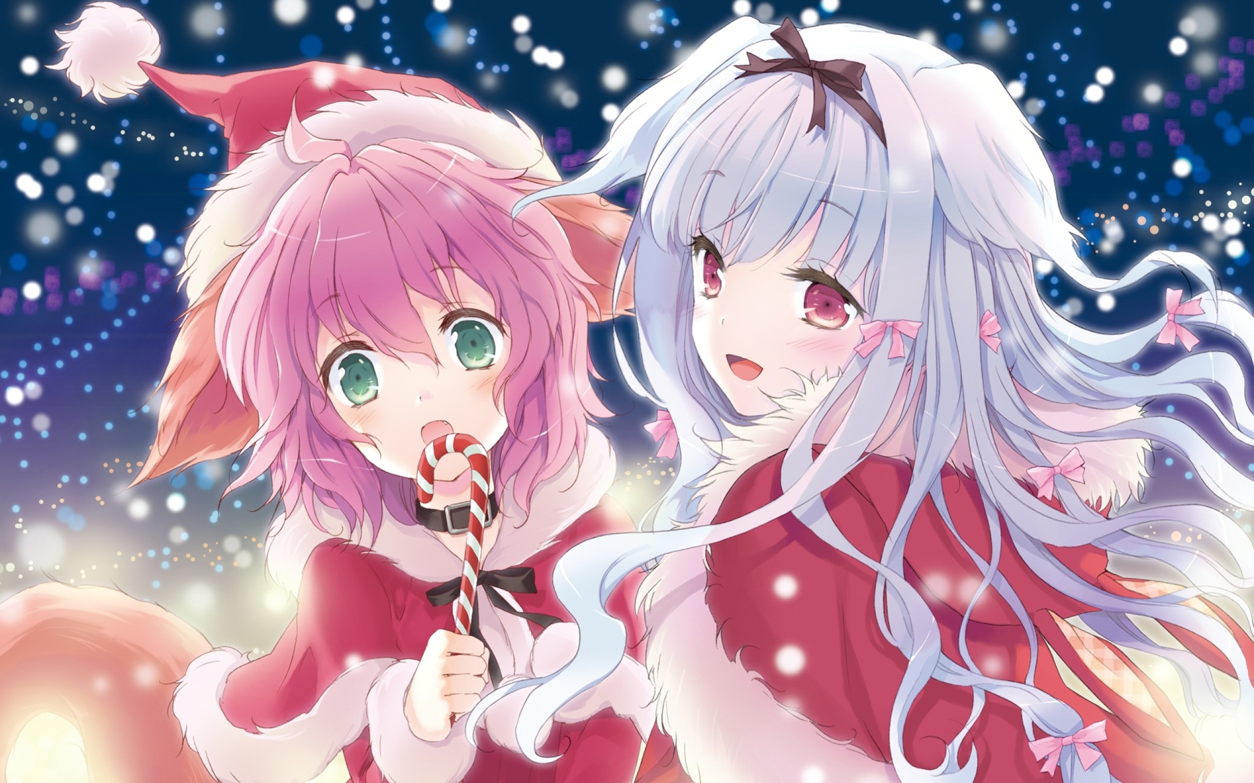 Anime Christmas wallpaper ·① Download free awesome HD backgrounds for desktop, mobile, laptop in ...