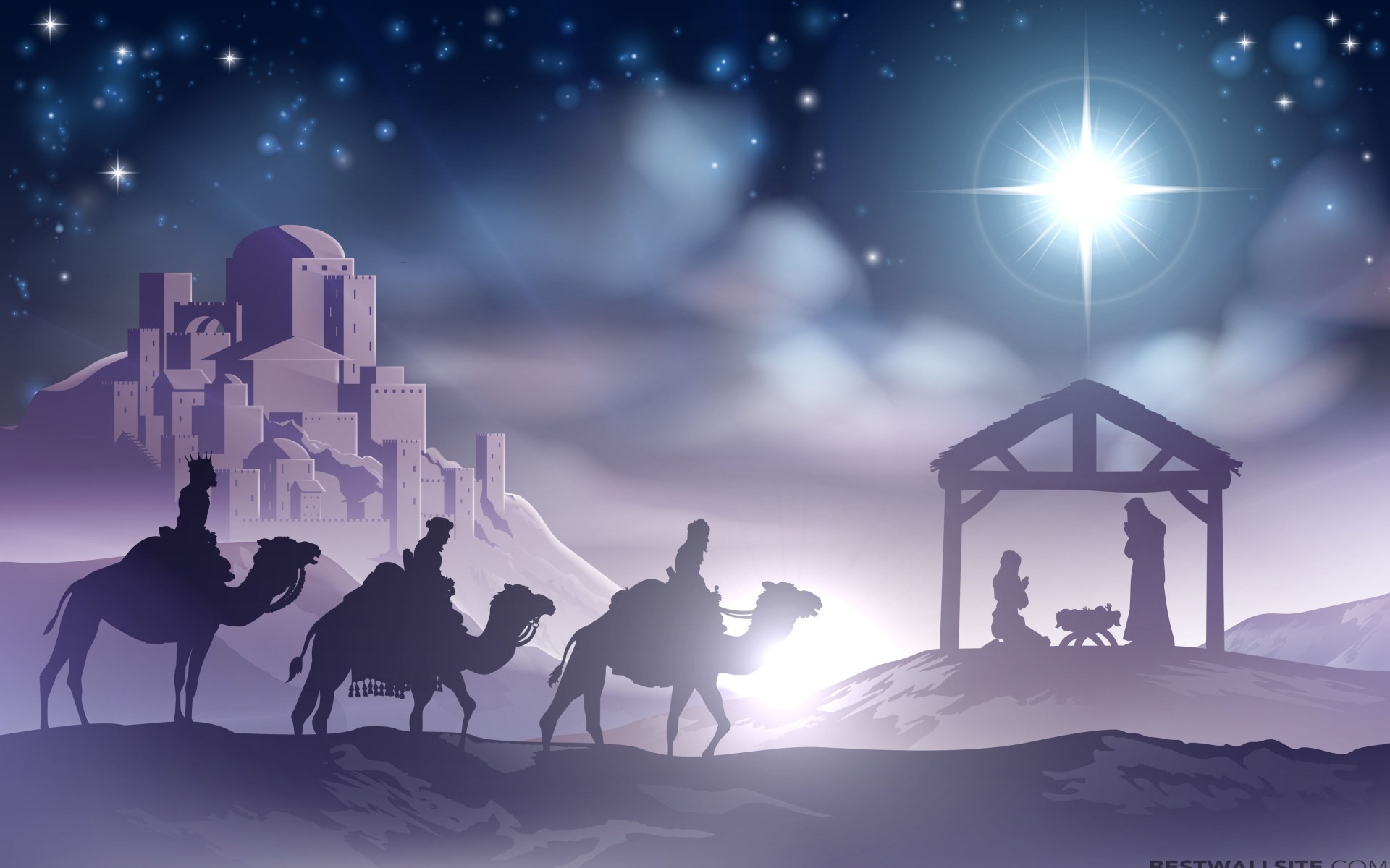 Christmas Nativity Backgrounds ·① WallpaperTag