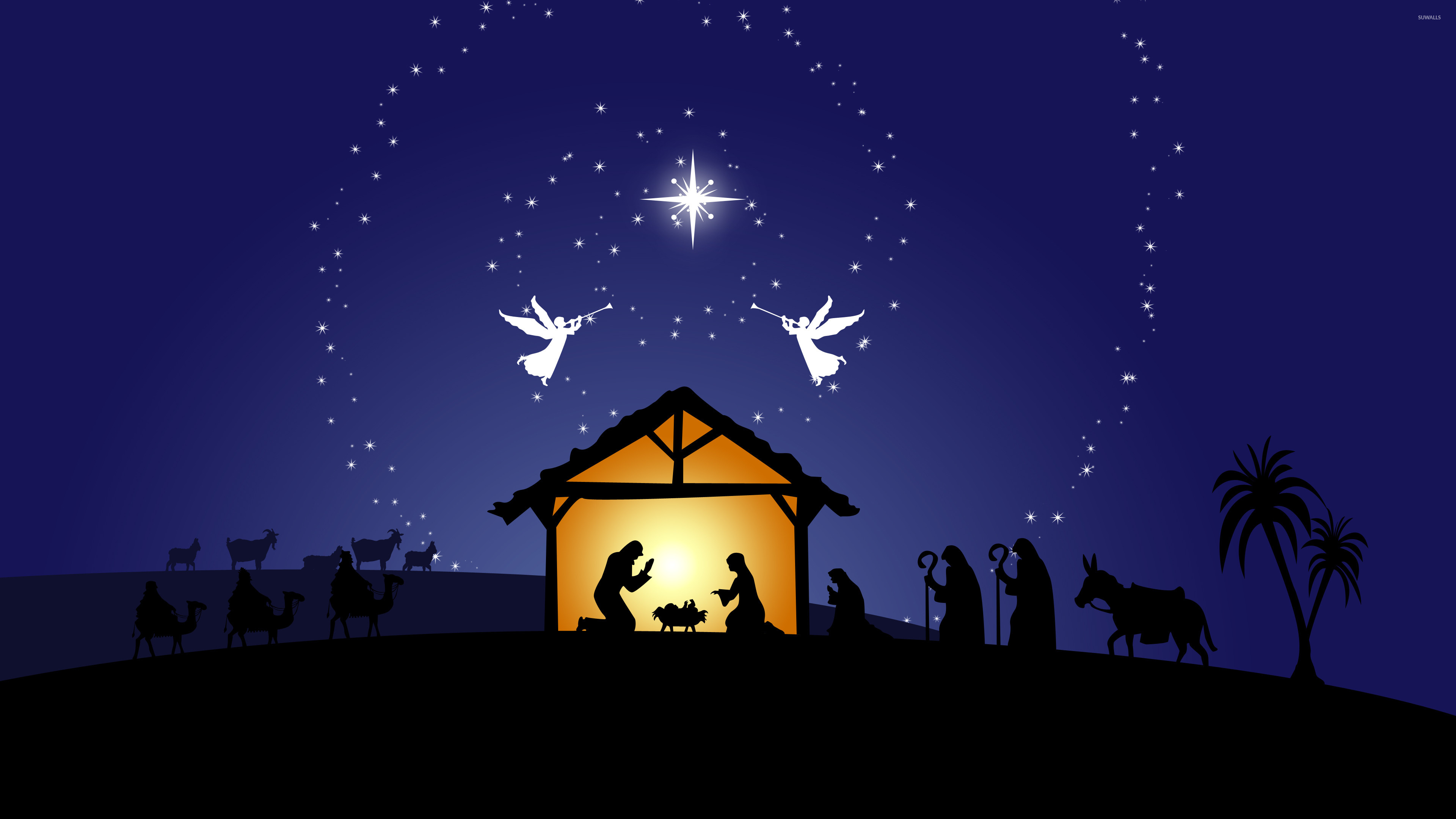 nativity scene backdrop