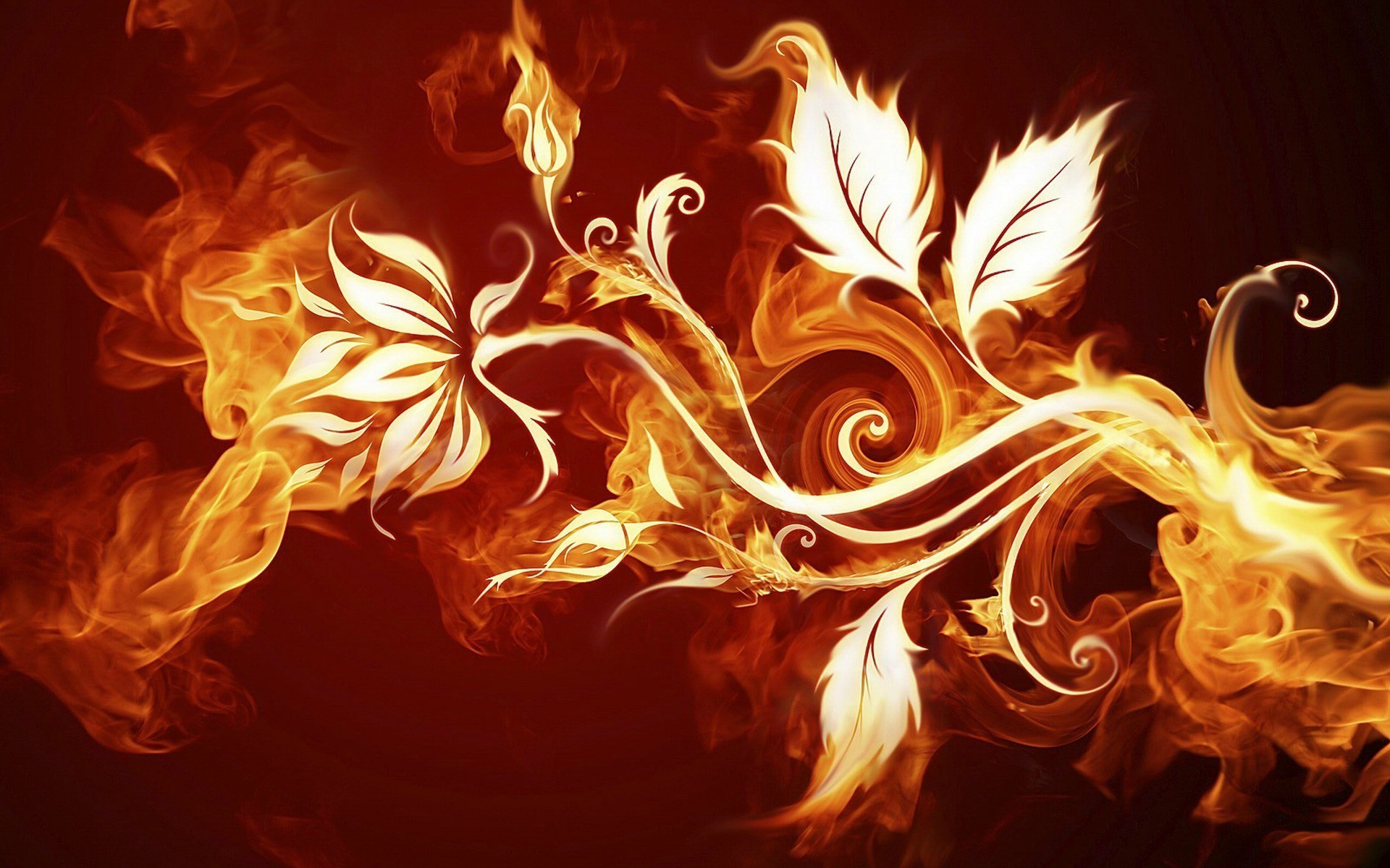 Fire Flower Wallpaper ·① WallpaperTag