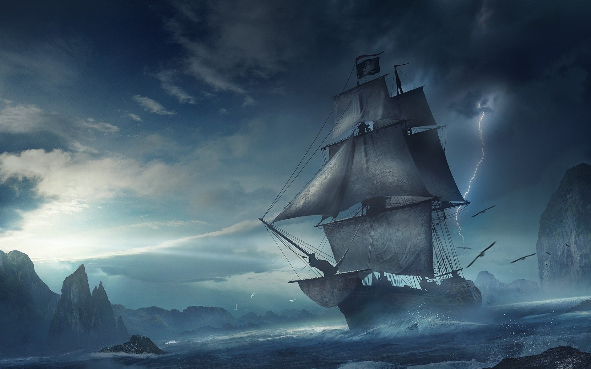 Pirate Ship wallpaper ·① Download free High Resolution ...