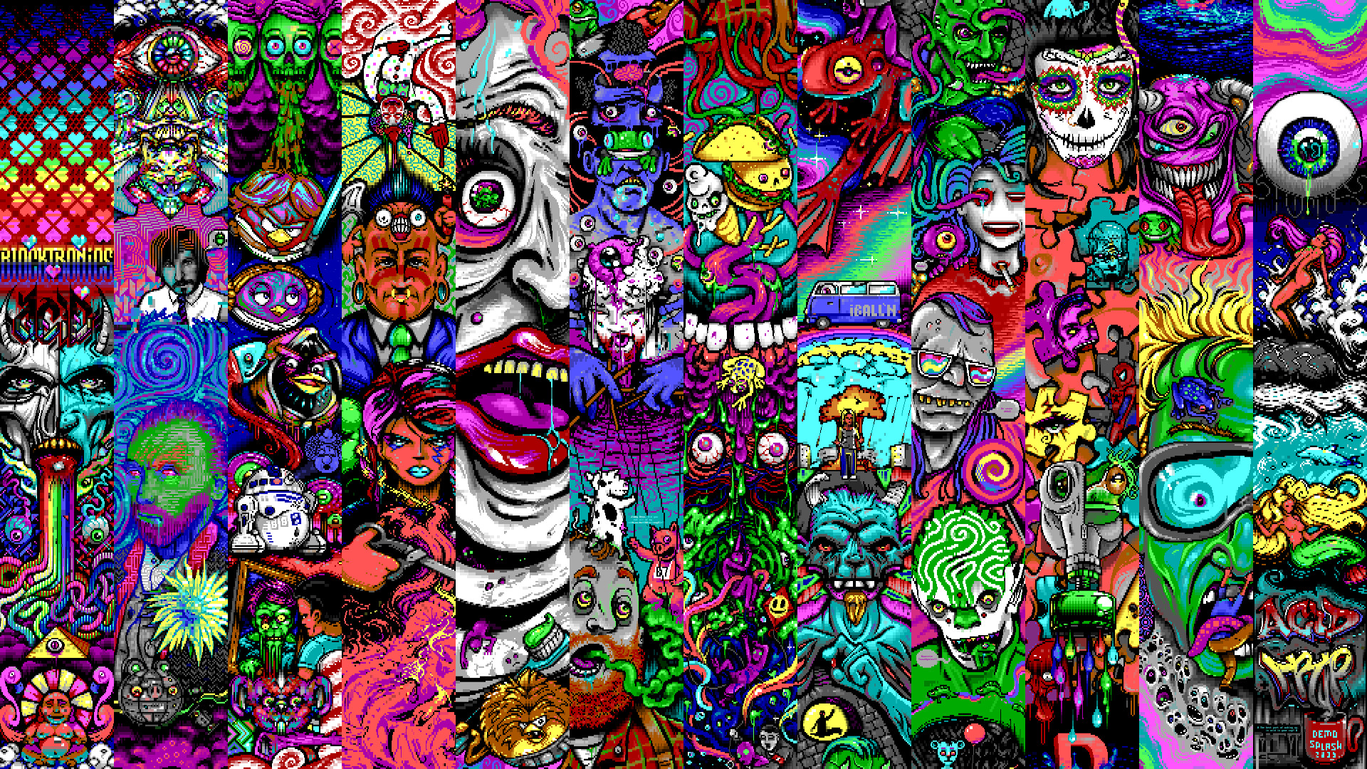 Acid trip wallpaper