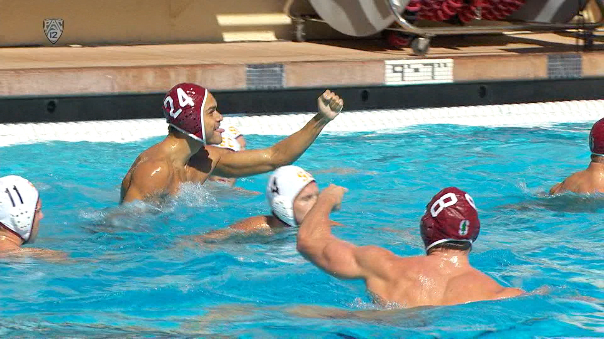 1920x1080 USC Trojans vs Stanford Cardinal Men's Water Polo - Septembe...
