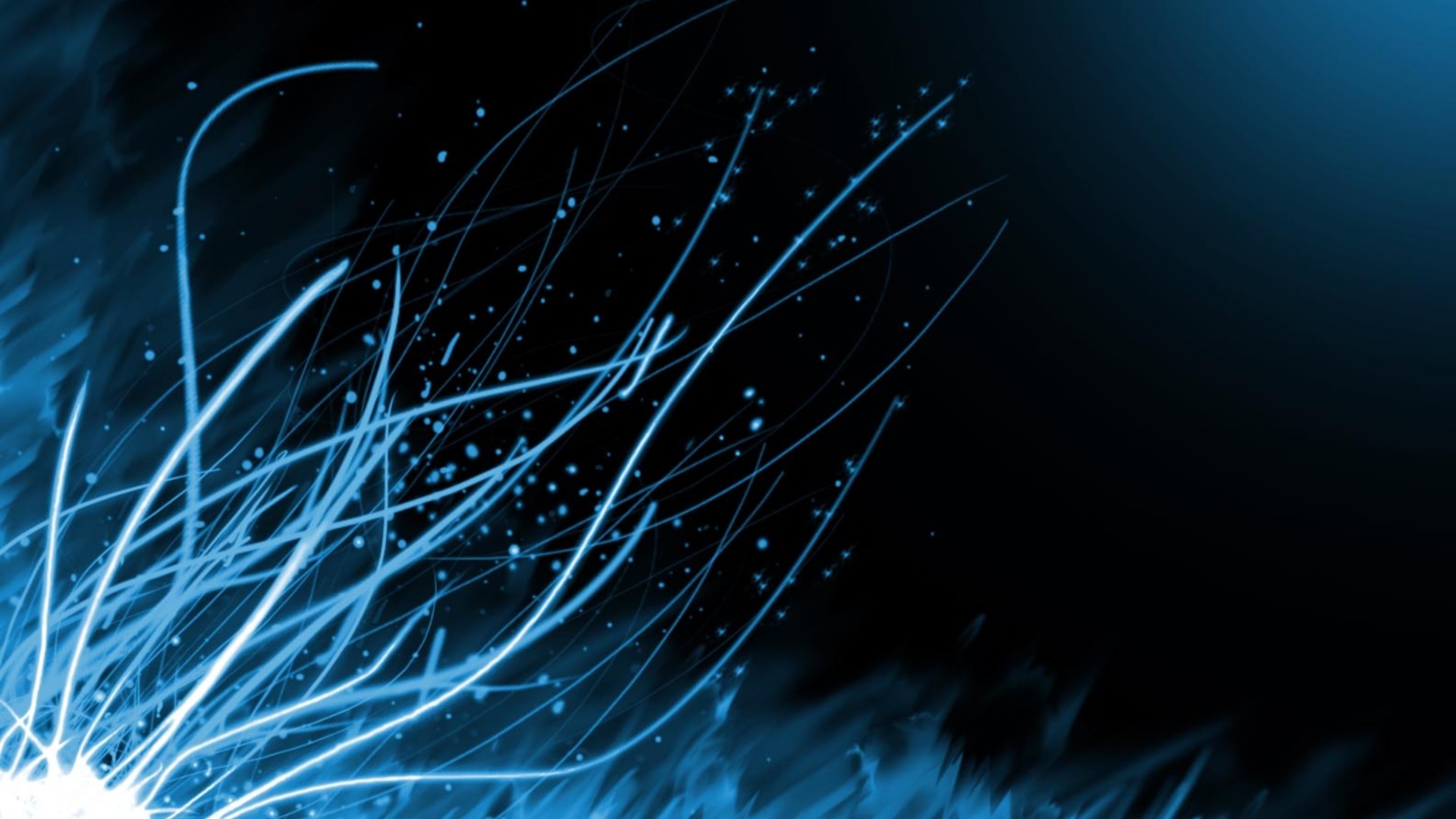 Tendrils, Branch pattern, Glowing roots, Organic lines, Dark background, 1080p desktop wallpaper
