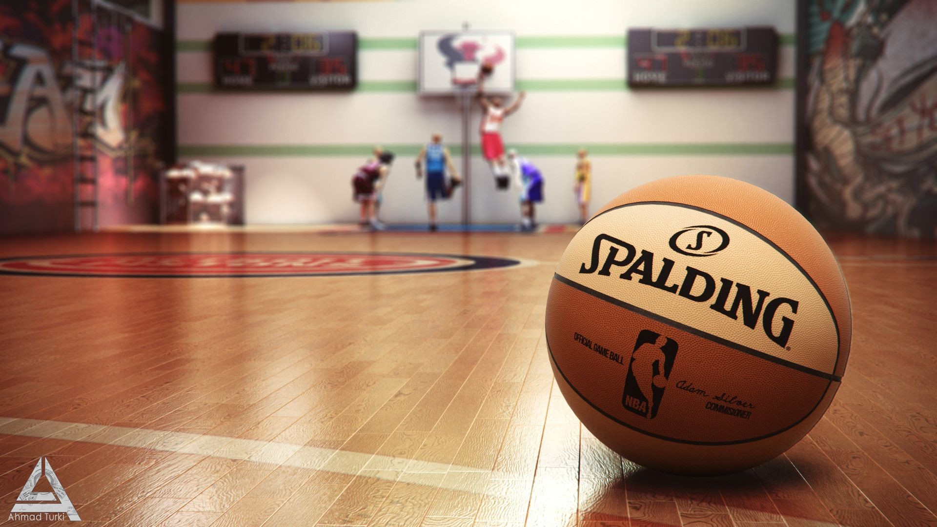 Basketball Court background ·① Download free High ...