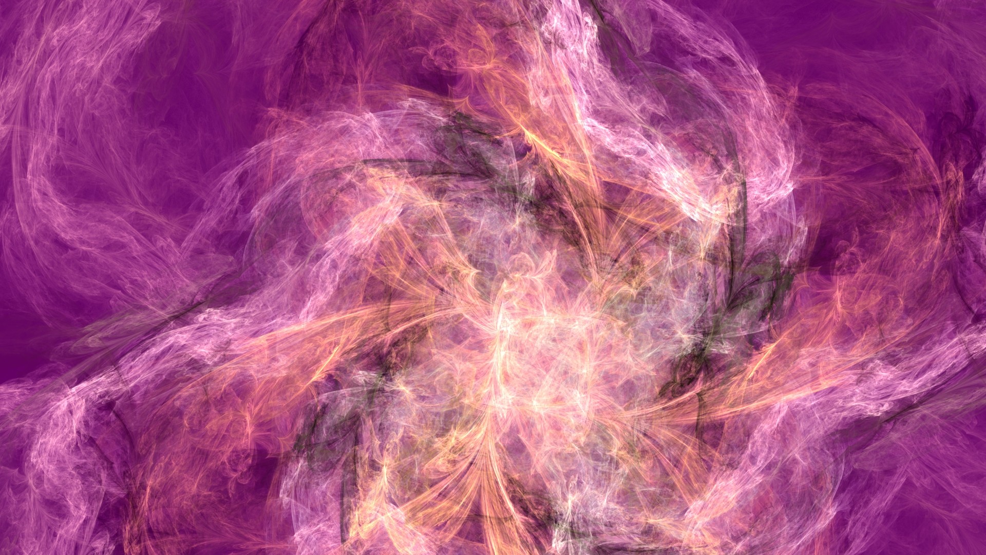 Purple Flames Background.