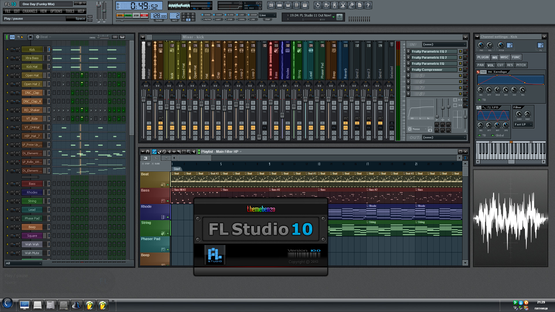 Fl studio c. Микшерный пульт для FL Studio 20. FL Studio 2022. Фрути лупс 20. Фрути лупс 12.