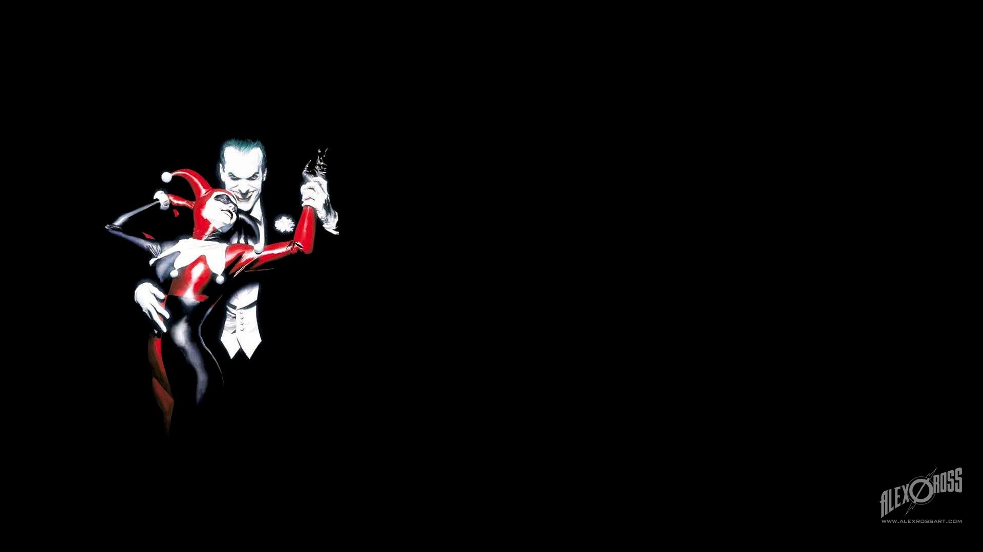 DC Comic Joker and Harley Quinn Wallpaper