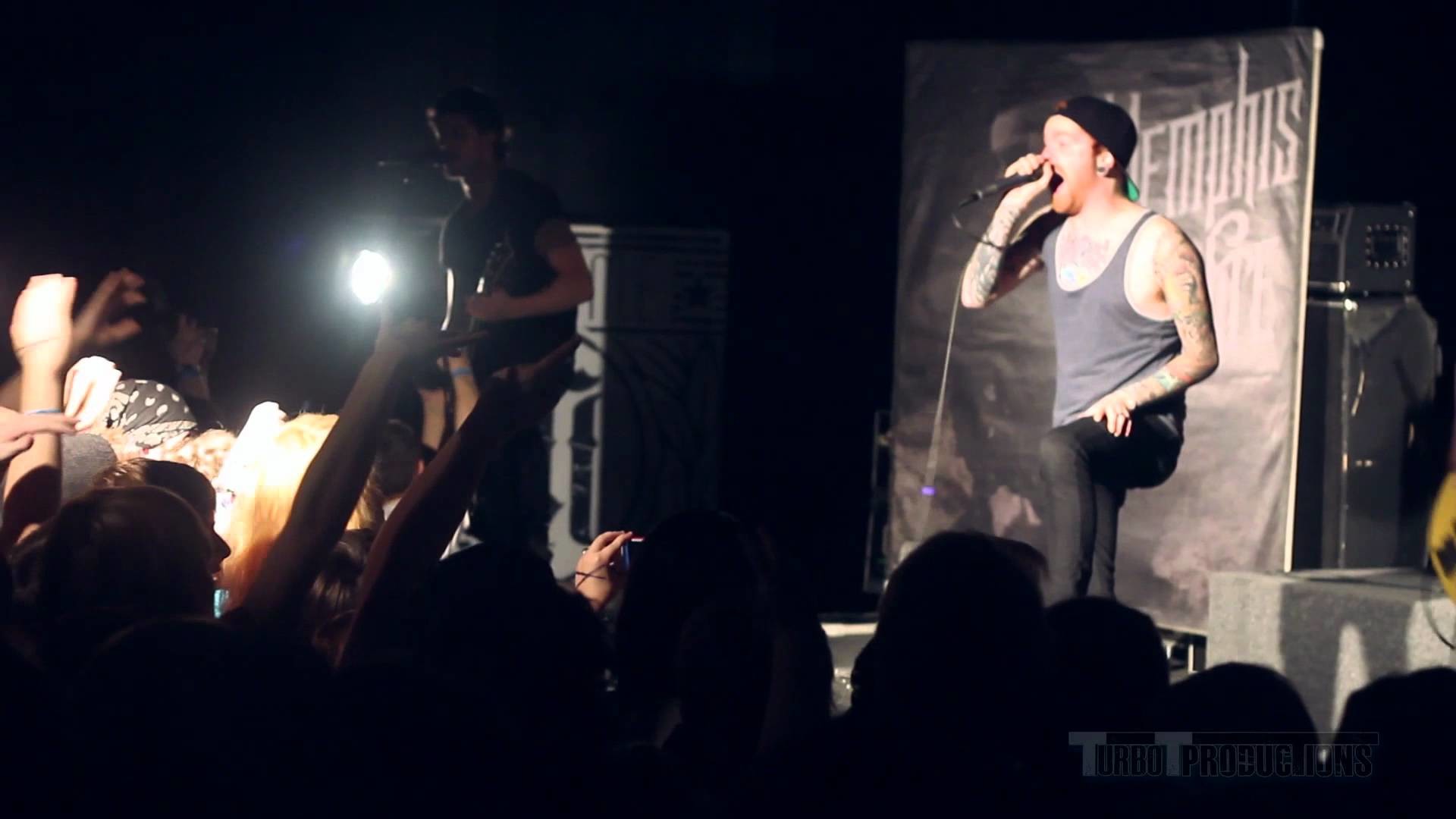 Matty Mullins, Memphis May Fire, Concert, Stage, Live performance, 16:9 Full HD wallpaper