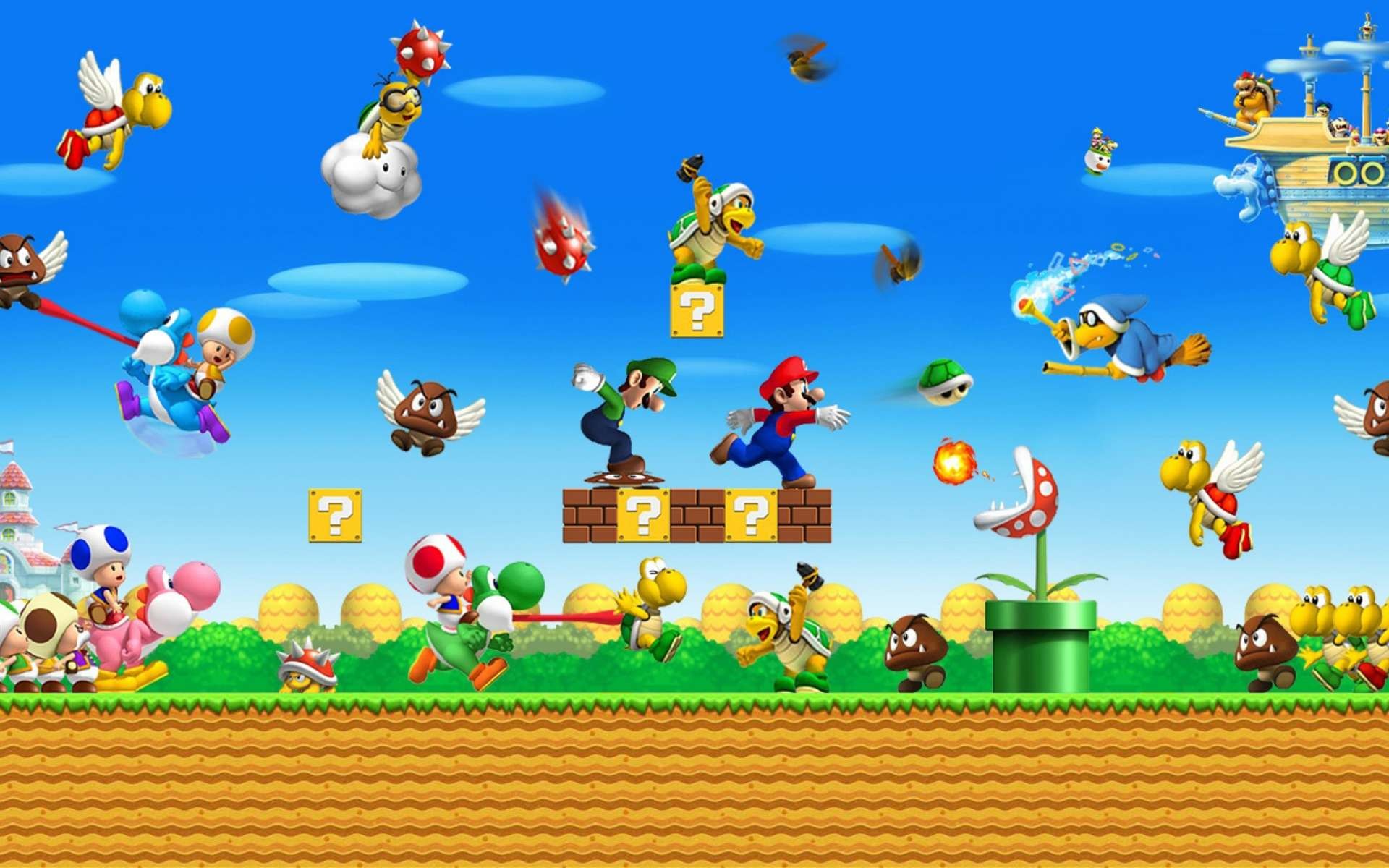 Super Mario Backgrounds ·① WallpaperTag