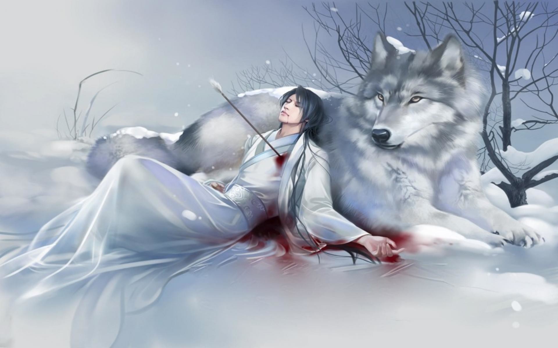 Anime Wolf Wallpaper ·① WallpaperTag