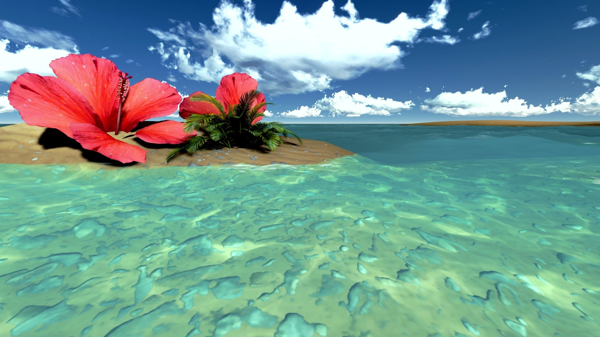 Tropical Beach Wallpaper Desktop Wallpapertag