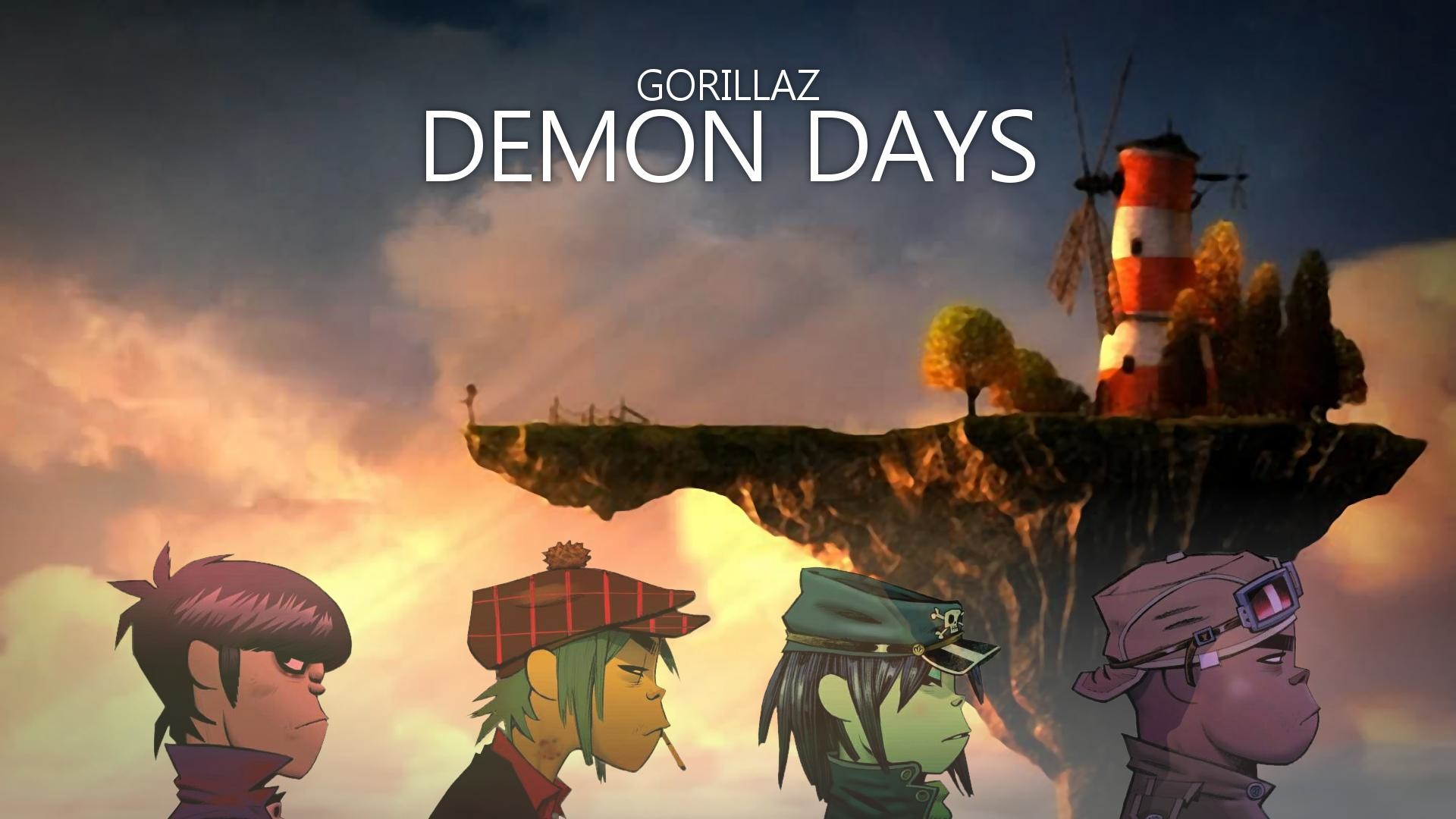 Gorillaz best. Гориллаз Demon Days. Gorillaz feel good Inc альбом. Гориллаз обои. Gorillaz обои на рабочий стол.