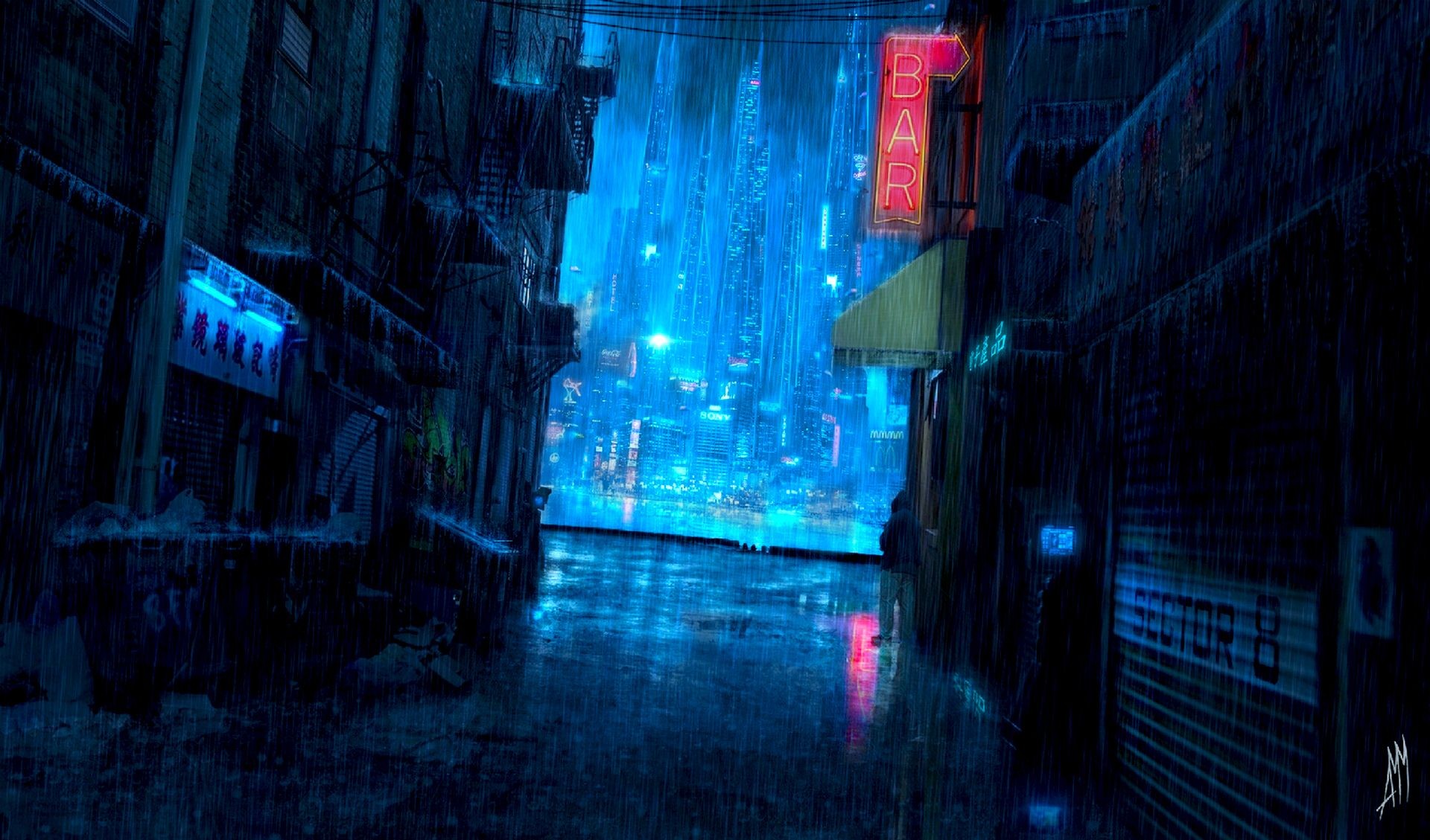 Dark Anime background Scenery ·① Download free stunning ...