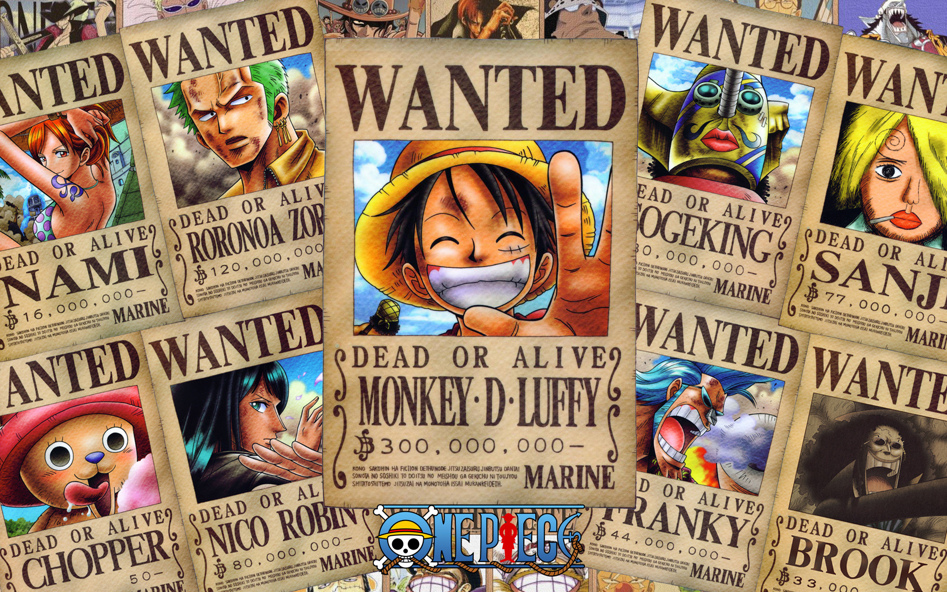 One Piece Wallpaper Wanted ·① WallpaperTag