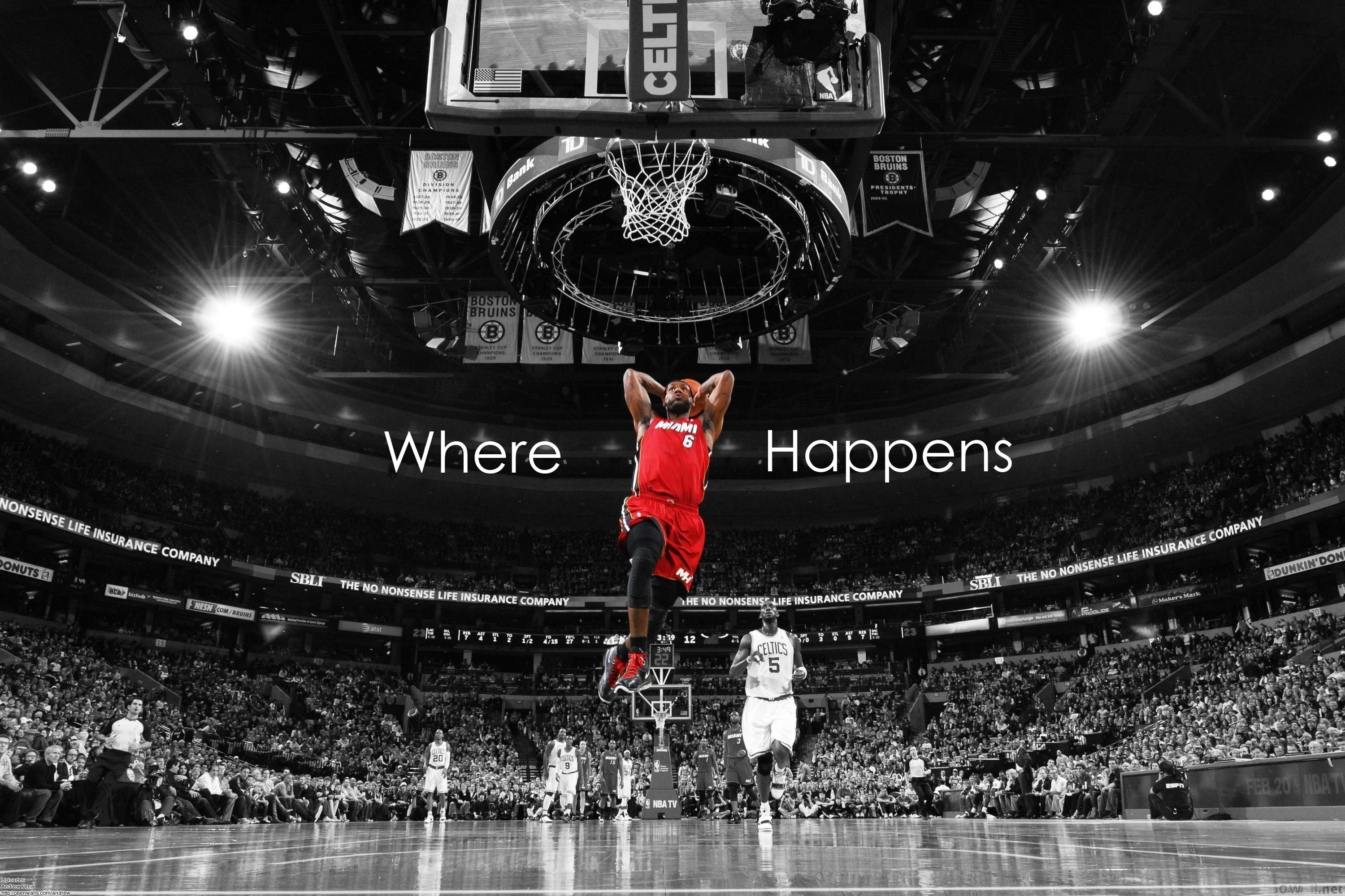 Lebron James Wallpaper Dunk ·① WallpaperTag