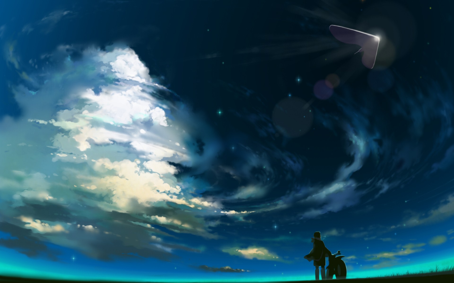 Dark Anime background Scenery ·① Download free stunning ...