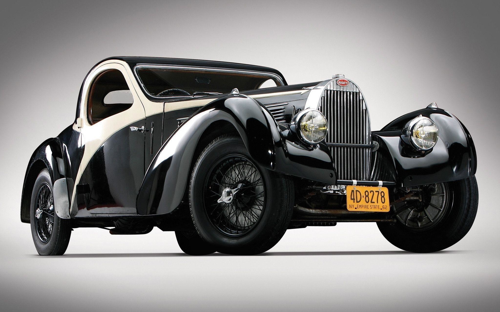 Bugatti Type 57, Vintage car, Two-tone, Studio shot, 2048x1280, MacBook Pro wallpaper