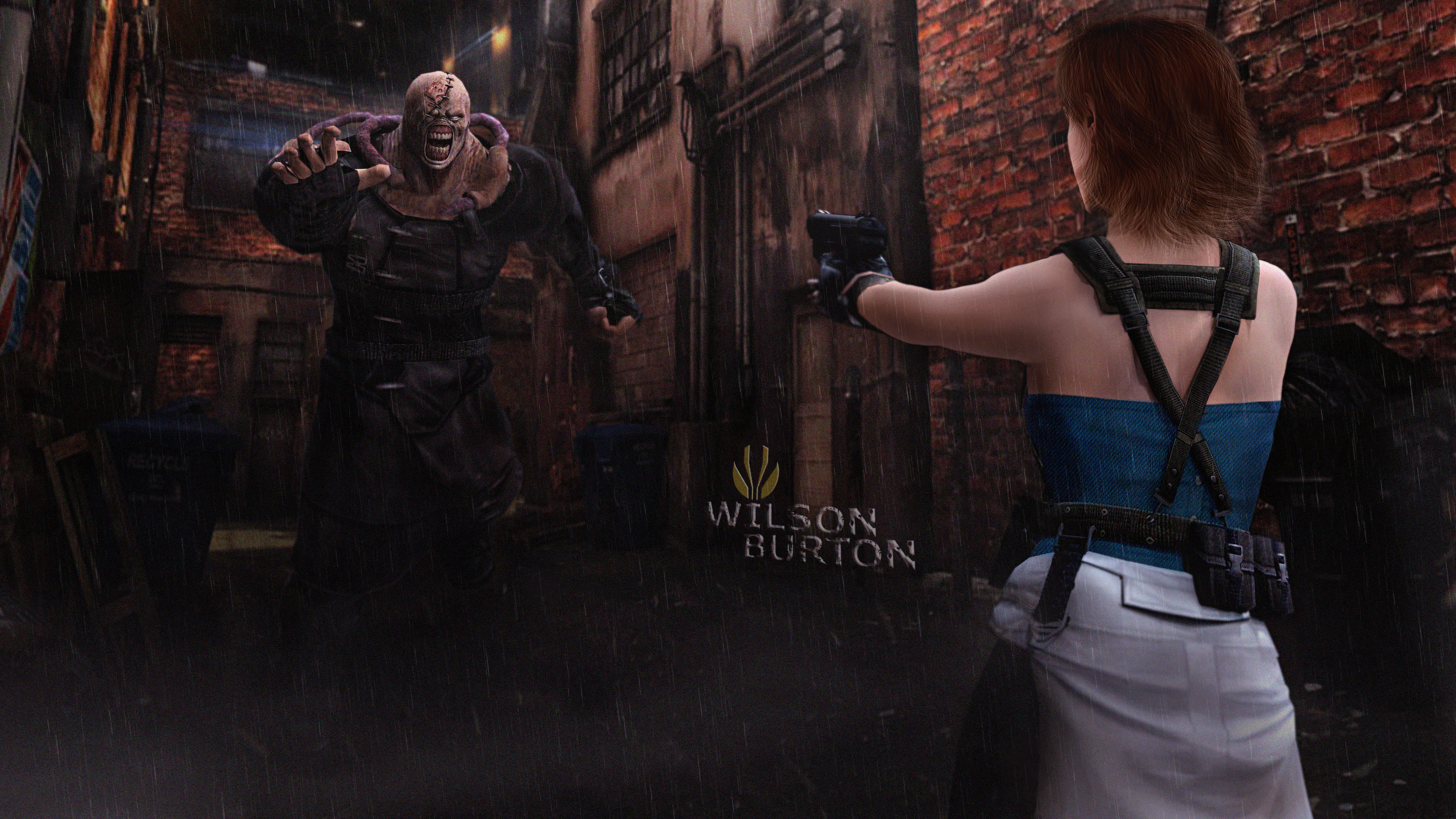 Resident evil 3 вакцина. Джилл Валентайн резидент 3 и Немезида.