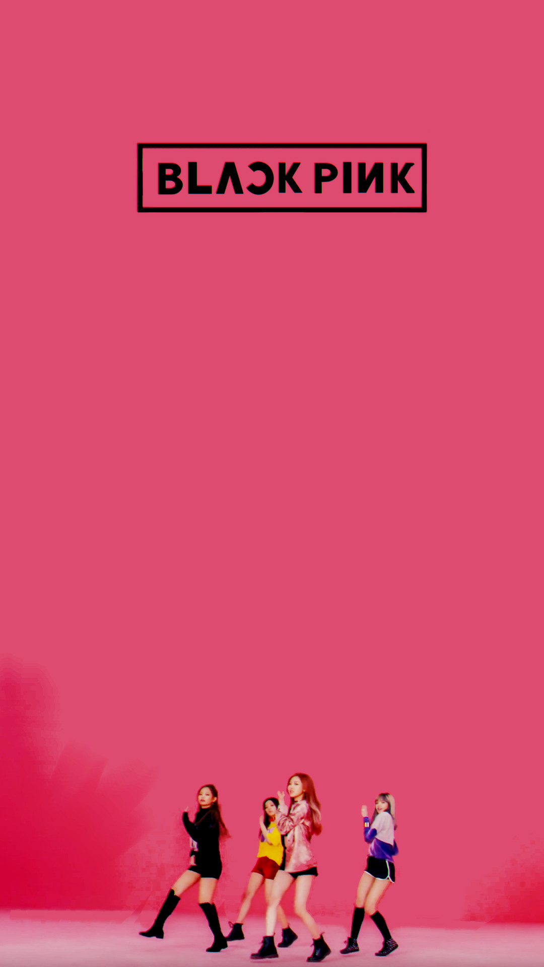 Tumblr Pink Black Desktop Wallpaper