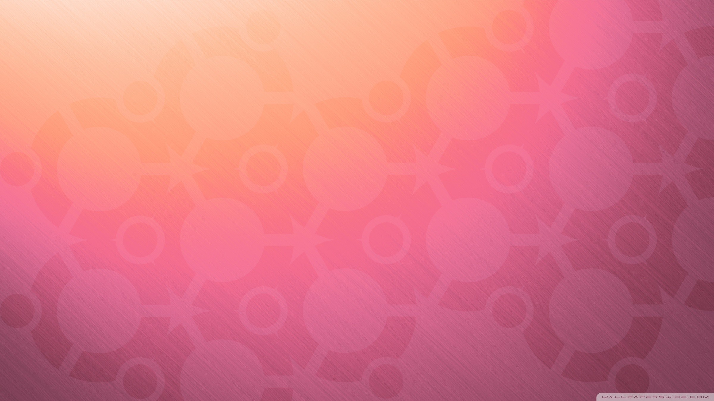 Pink gradient, Peach glow, Circle pattern, 16:9 Full HD, widescreen wallpaper