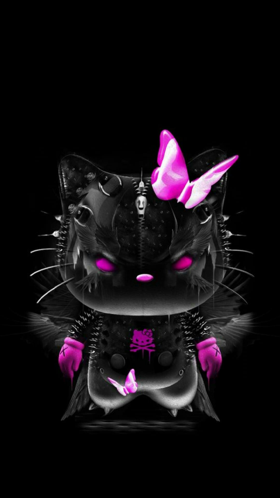 Hello Kitty Black and Pink Wallpaper ·① WallpaperTag