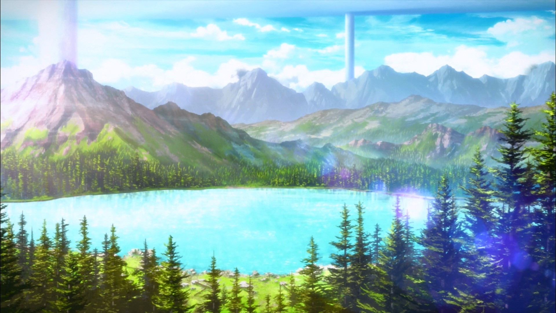 Anime Scenery wallpaper ·① Download free awesome wallpapers for desktop computers and ...