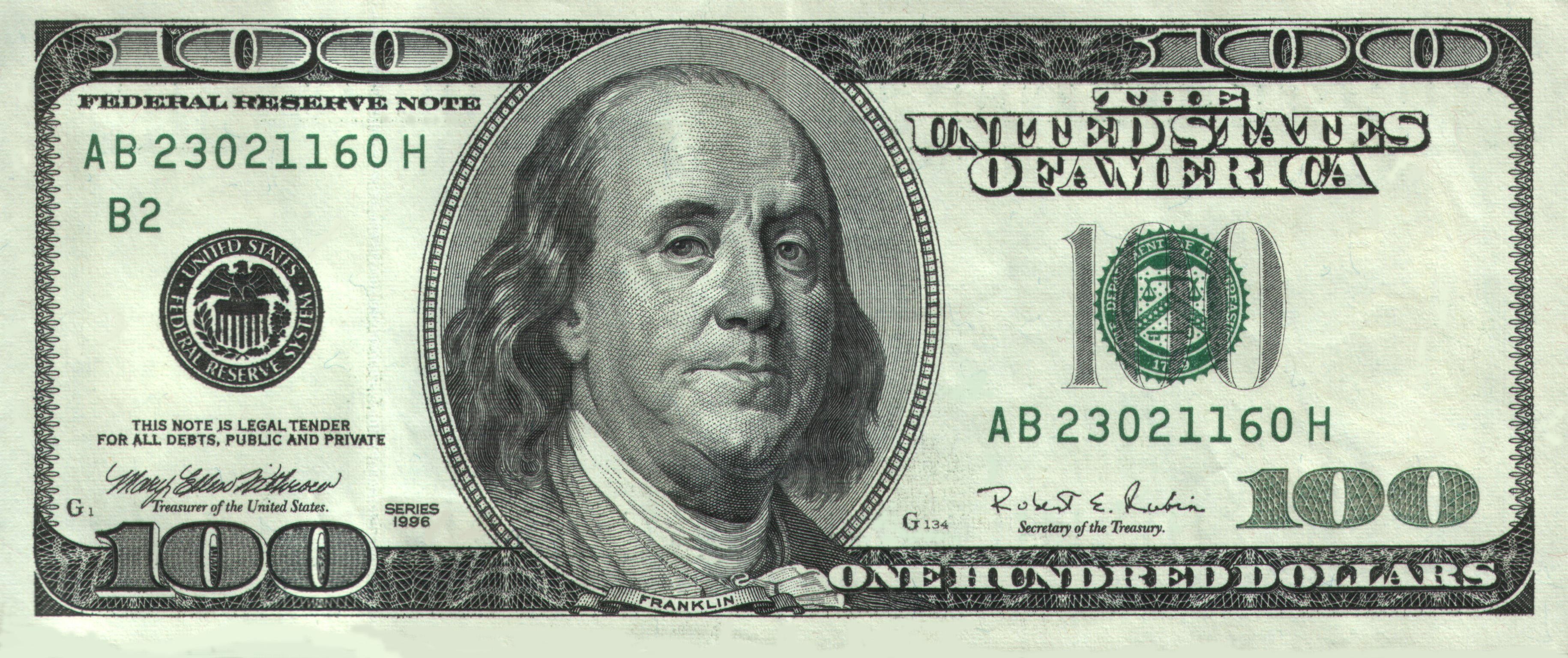 100 Dollar Bill Wallpaper ·① WallpaperTag