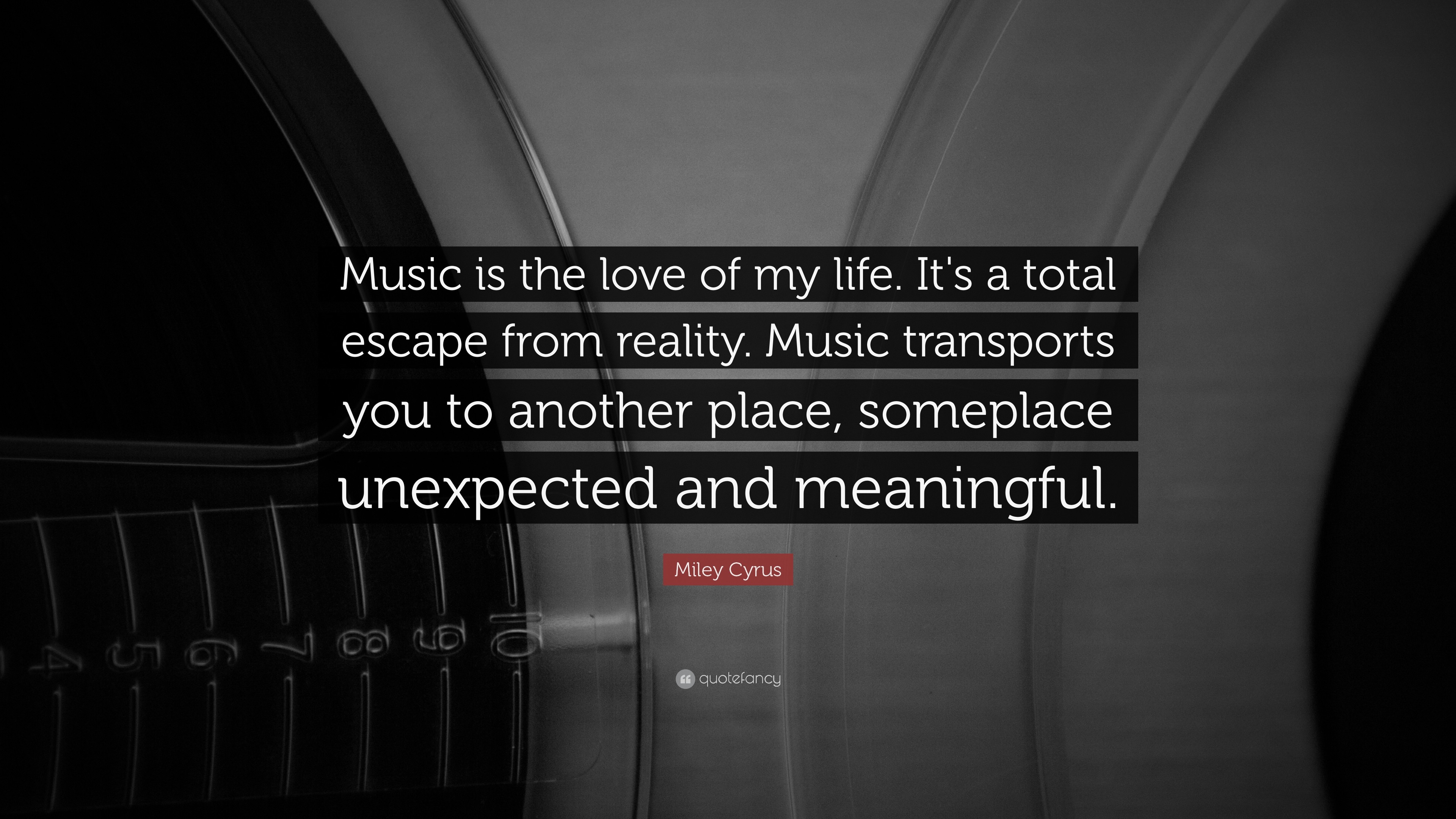 Miley Cyrus, Quote, Black and white, 4K, wallpaper for PC