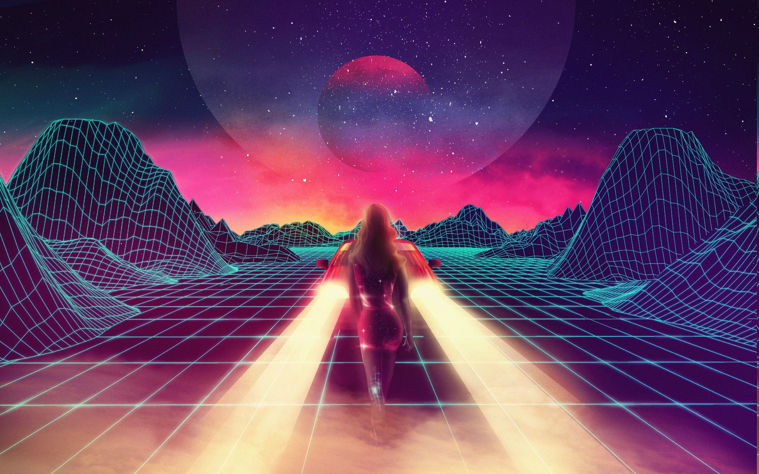 Synthwave wallpaper ·① Download free High Resolution wallpapers for