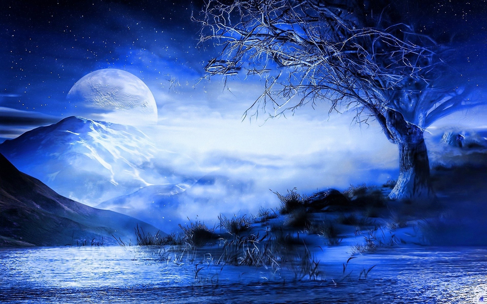 Blue Moon Wallpaper ·① WallpaperTag