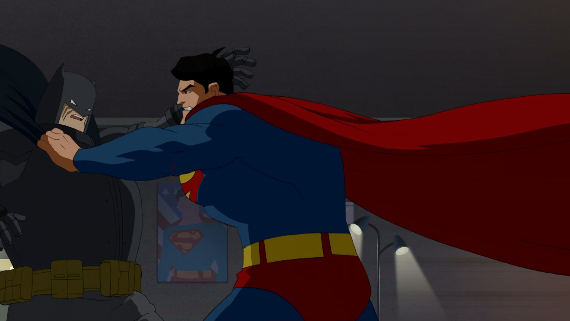 Супермен против супермена 2. Бэтмен Возвращение тёмного рыцаря Супермен. Бэтмен битва сыновей Бэтмен и Супермен.