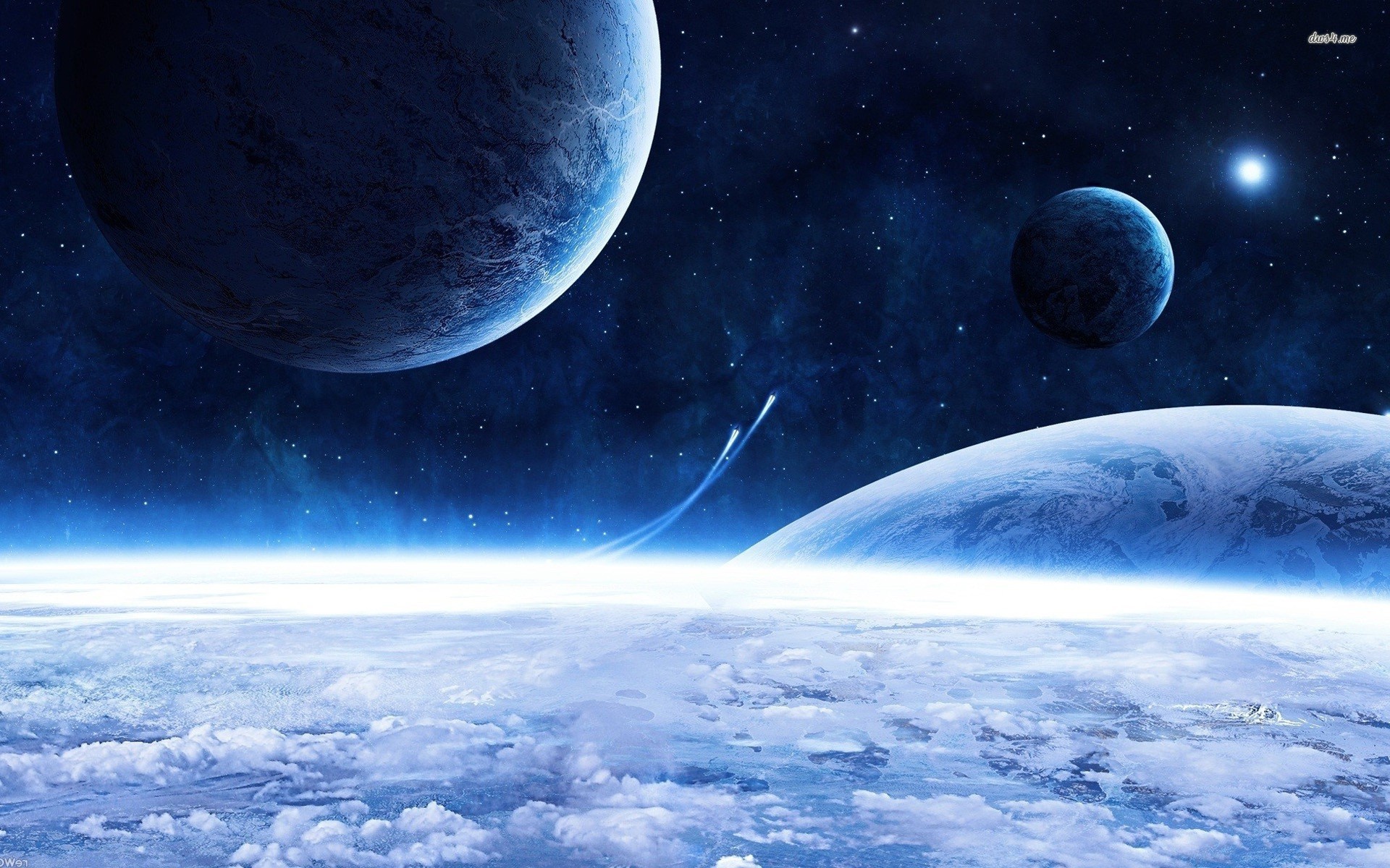 Blue Space wallpaper ·① Download free amazing wallpapers for desktop and mobile devices in any ...