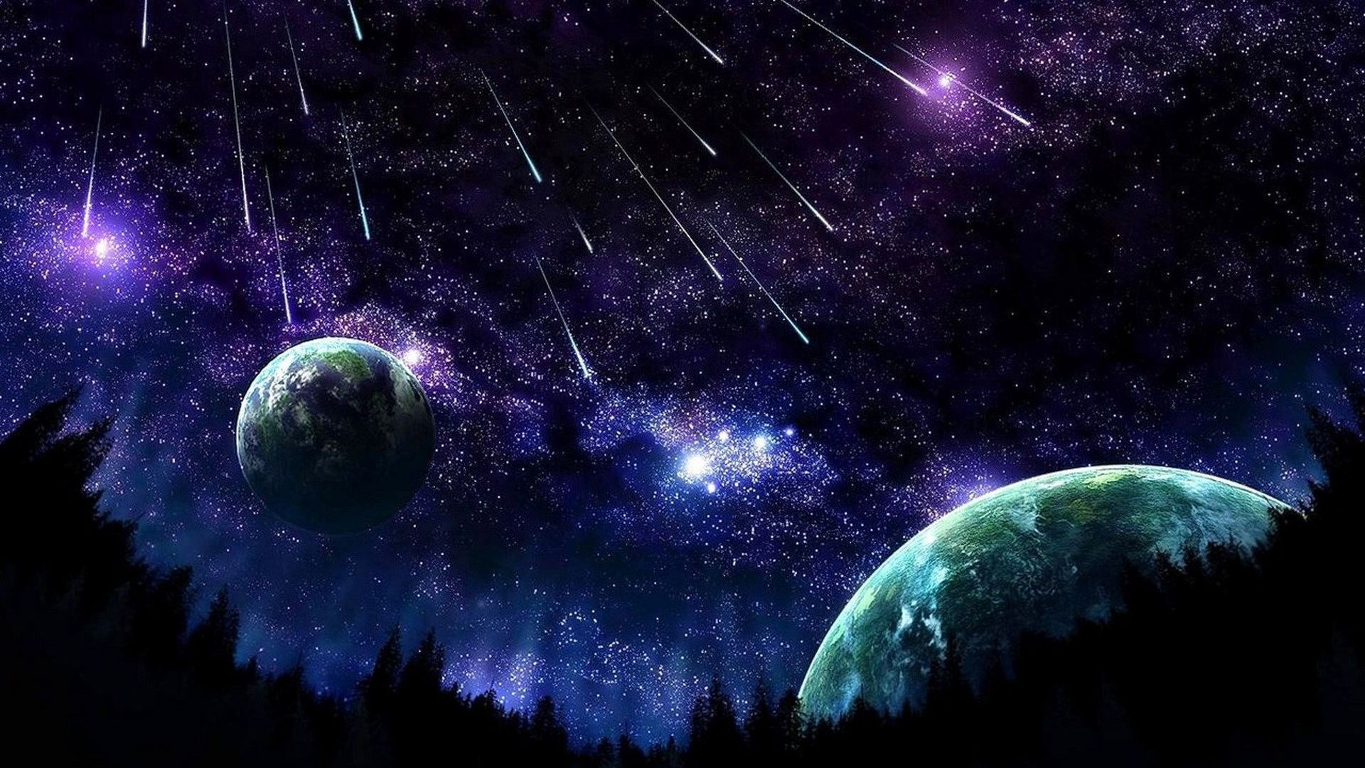 Beautiful Night Sky With Stars Wallpaper لم يسبق له مثيل الصور