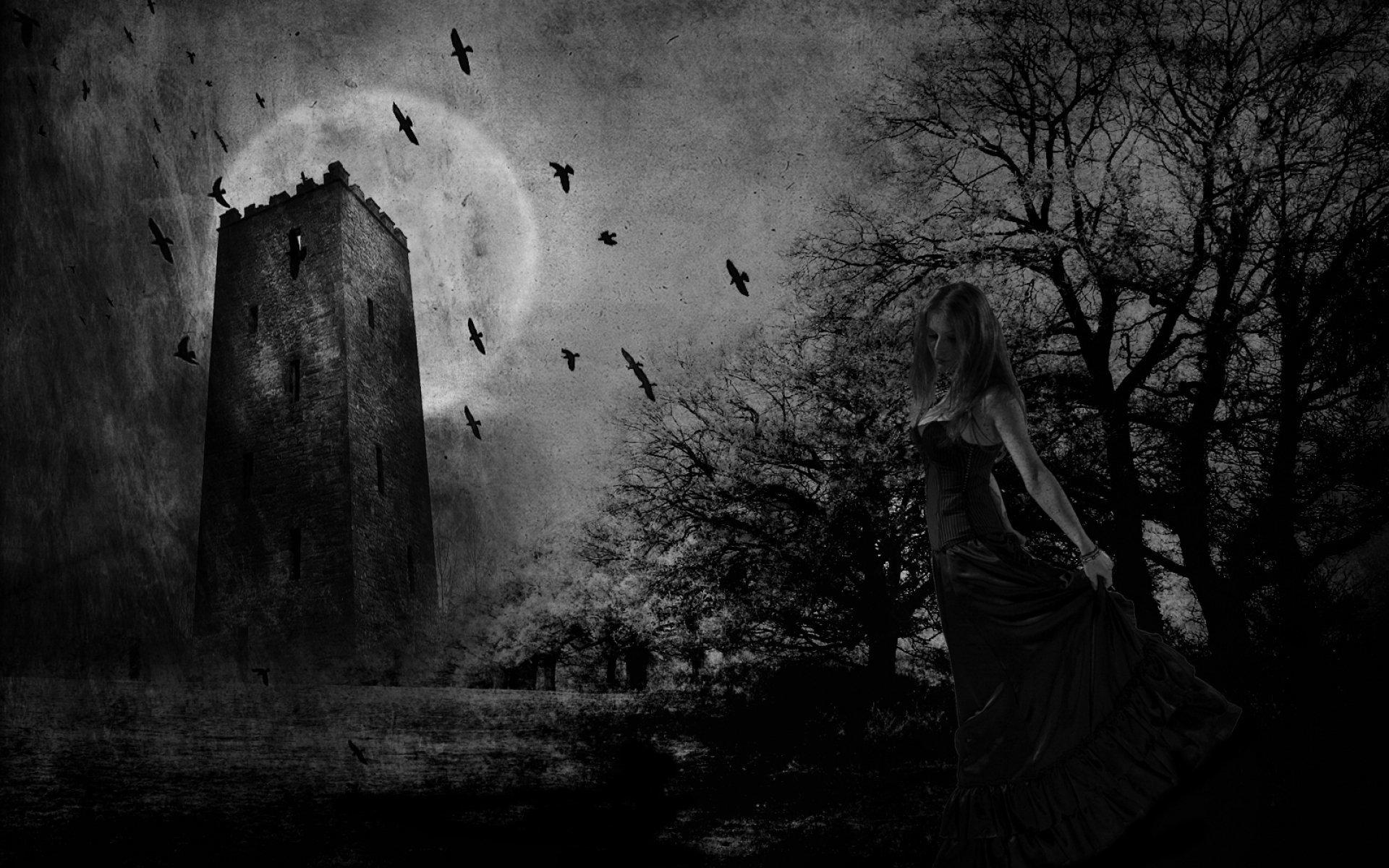 Gothic Art Wallpaper \u00b7\u2460