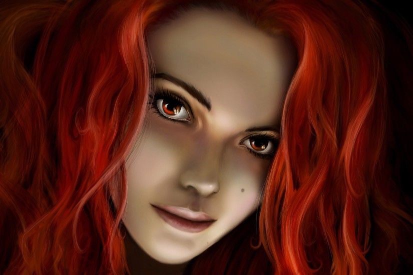 Fantasy Red Head Girl Wallpaper (79 Wallpapers)