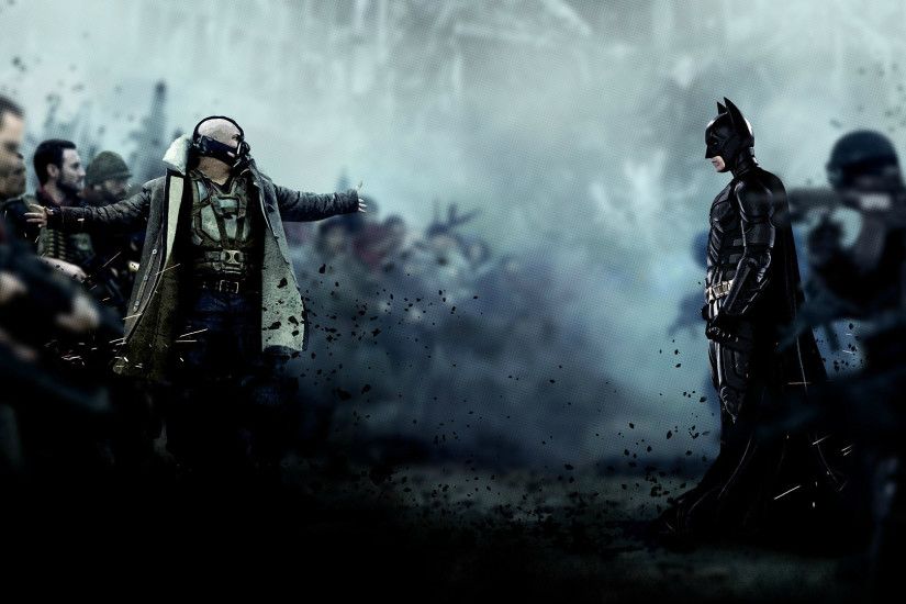 Bane and Batman - The Dark Knight Rises wallpaper 1920x1080 jpg