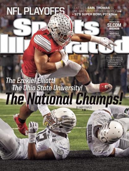 “The Ezekiel Elliott! The Ohio State University! The National Champs!” (