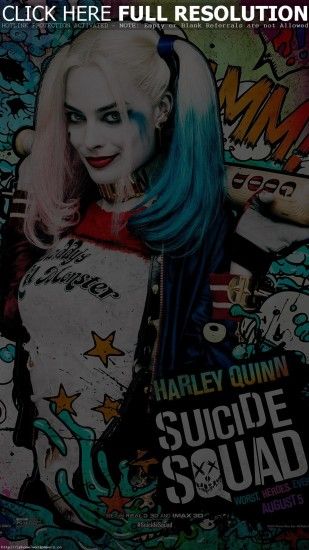 Suicide Squad Film Poster Art Illustration Joker Haley Quinn Android  wallpaper - Android HD wallpapers