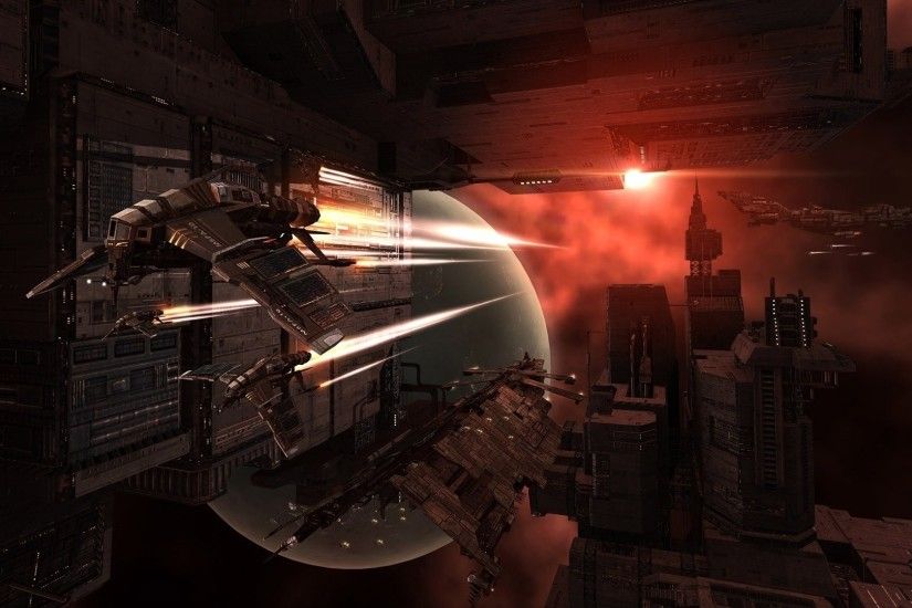 Video Game - EVE Online Sci Fi Spaceship Space Station Wallpaper