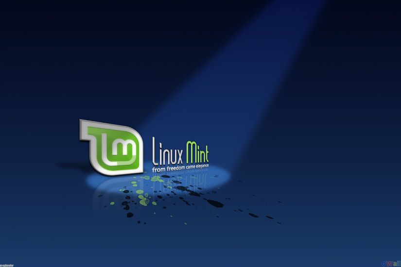 Wallpaper Wallpaper Linux Mint Logo