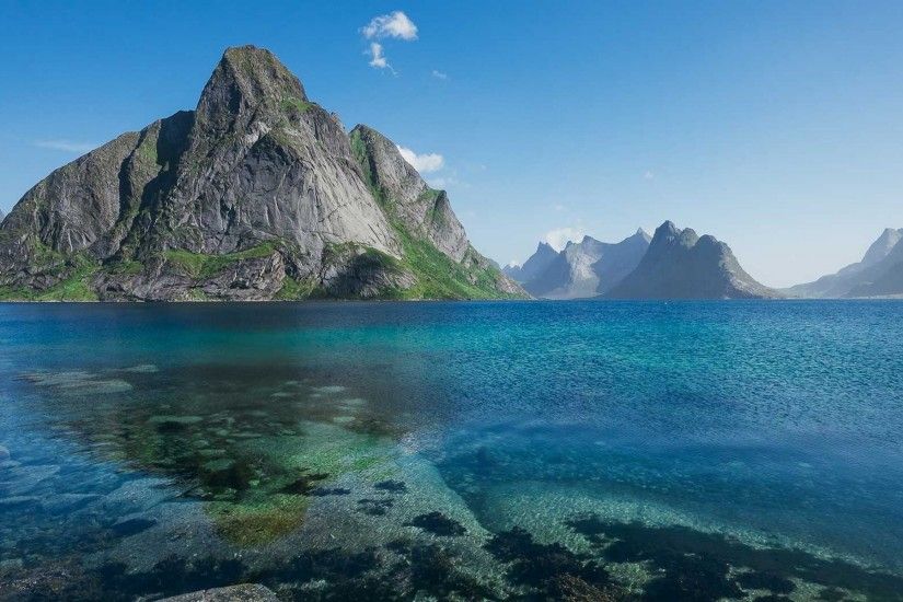 nature, Landscape, Mountain, Island, Lofoten, Norway, Summer, Water  Wallpapers HD / Desktop and Mobile Backgrounds