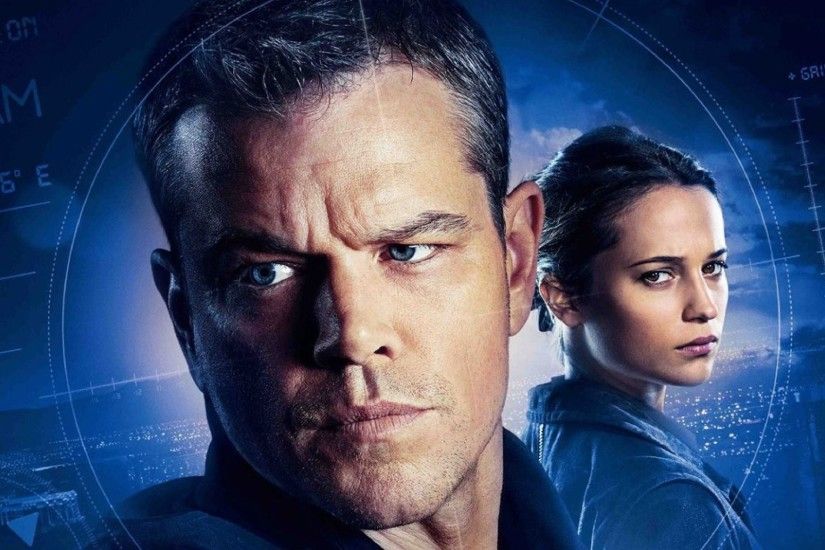 Matt Damon And Alicia Vikander In Jason Bourne 2016